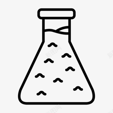 erlenmeyer烧瓶实验室设备概述图标图标