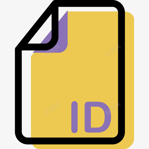 ID颜色文件类型和内容资源图标svg_新图网 https://ixintu.com ID 颜色文件类型和内容资源