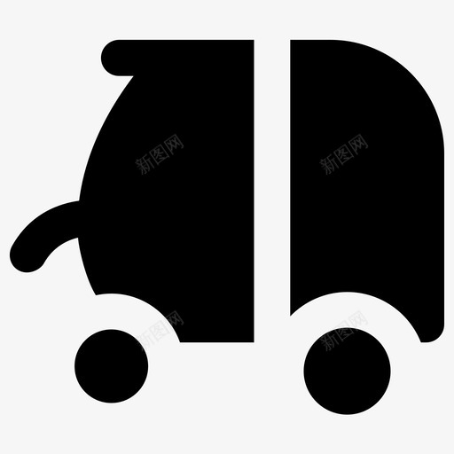 货车加粗运输收集填充图标svg_新图网 https://ixintu.com 加粗运输收集 填充 货车