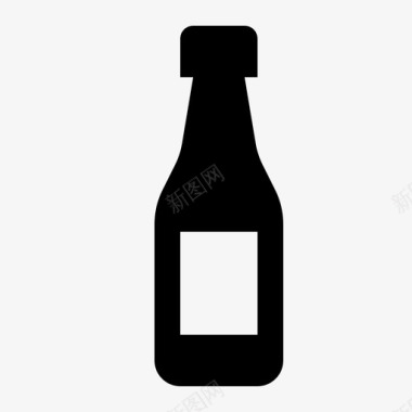 瓶饮料瓶盖图标图标