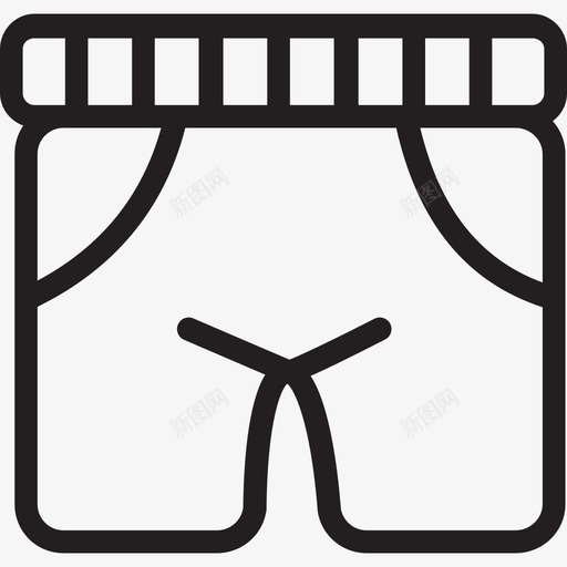 拳击手时尚和精品店直系图标svg_新图网 https://ixintu.com 拳击手 时尚和精品店 直系