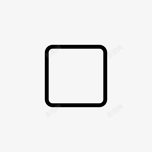 正方形抽象块图标svg_新图网 https://ixintu.com 中空正方形 几何体 块 形状 抽象 框 正方形 混合