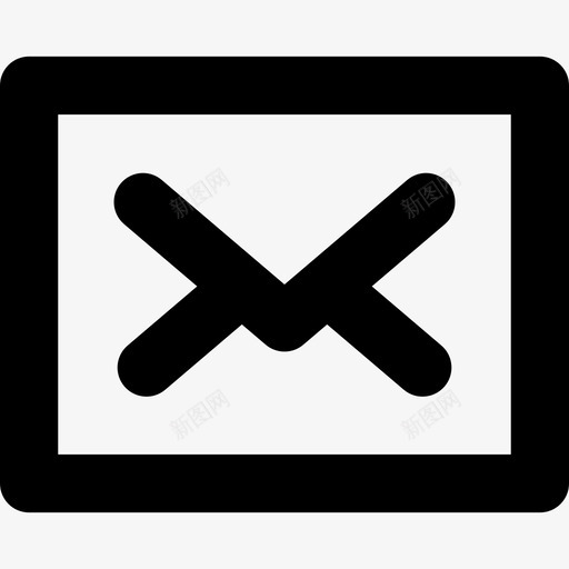 字母接口装运和方便线性图标svg_新图网 https://ixintu.com 字母 接口 装运和方便线性