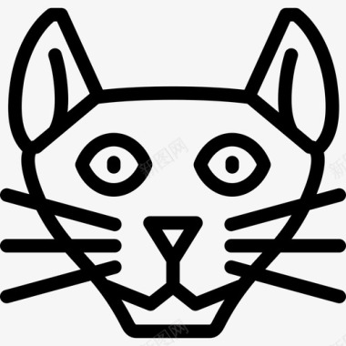阿比西尼亚猫猫品种直系图标图标
