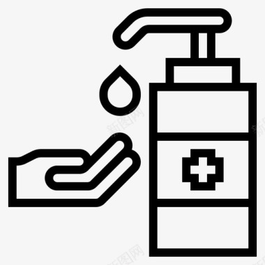 洗手皂洗手液卫生图标图标
