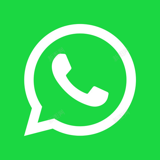 Whatsapp社交网络徽标2扁平图标svg_新图网 https://ixintu.com Whatsapp 扁平 社交网络徽标2