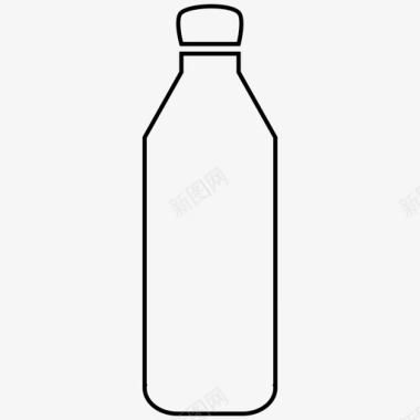 饮料瓶奶瓶水瓶图标图标