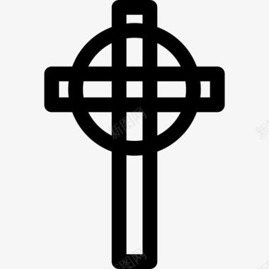 十字架形状复活节1图标图标
