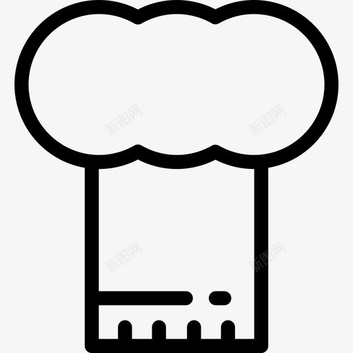 厨师野餐和烧烤直系图标svg_新图网 https://ixintu.com 厨师 直系 野餐和烧烤