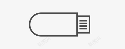 thumb Drive U盘svg_新图网 https://ixintu.com thumb Drive U盘 thumb Drive 线性 单色 方正