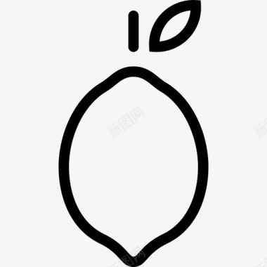 柠檬酸度柑橘图标图标