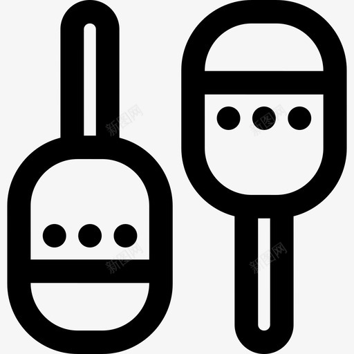 马拉卡斯狂欢节和派对图标svg_新图网 https://ixintu.com 狂欢节和派对 马拉卡斯
