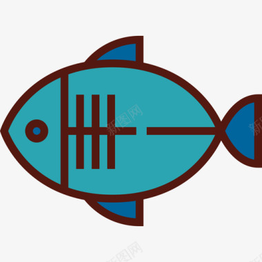 鱼食物6线颜色图标图标