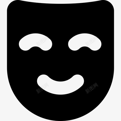 面具时尚狂欢节填充物图标svg_新图网 https://ixintu.com 时尚 狂欢节填充物 面具