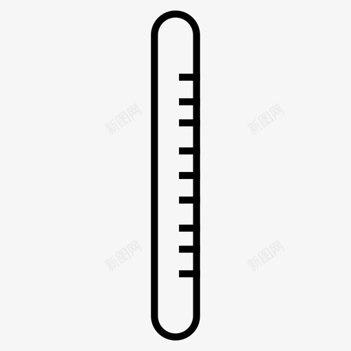 温度计指示器温度图标svg_新图网 https://ixintu.com 天气 指示器 温度 温度计