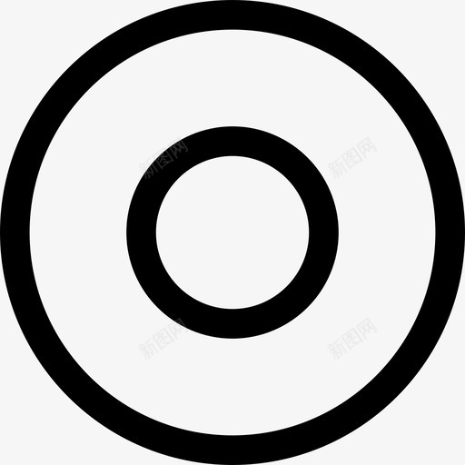 记录圆形按钮最小通用主题线性图标svg_新图网 https://ixintu.com 最小通用主题 线性 记录圆形按钮