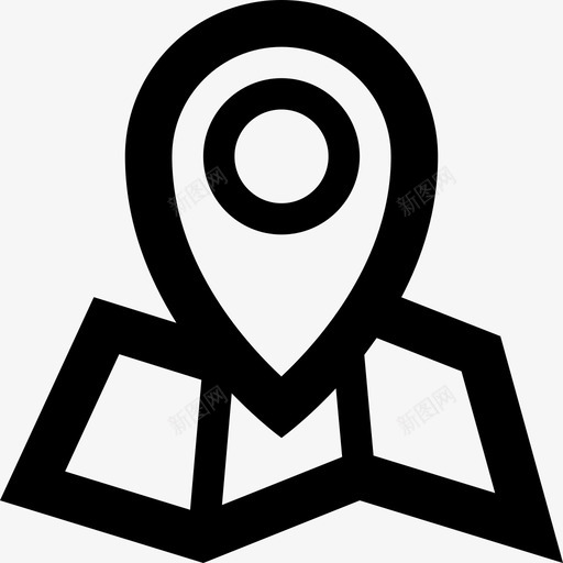地图导航2线性图标svg_新图网 https://ixintu.com 地图 导航2 线性