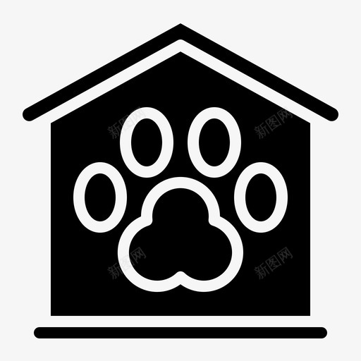 宠物服务动物登记图标svg_新图网 https://ixintu.com 动物 宠物服务 登记 酒店服务黑色