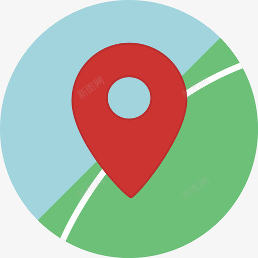 地图搜索引擎优化2圆形平面图标svg_新图网 https://ixintu.com 圆形平面 地图 搜索引擎优化2
