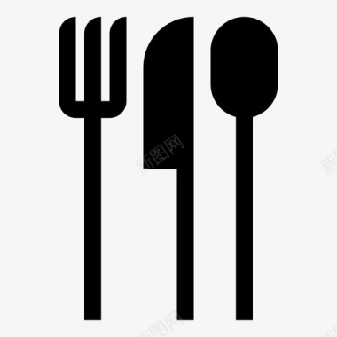 餐厅食物餐食图标图标