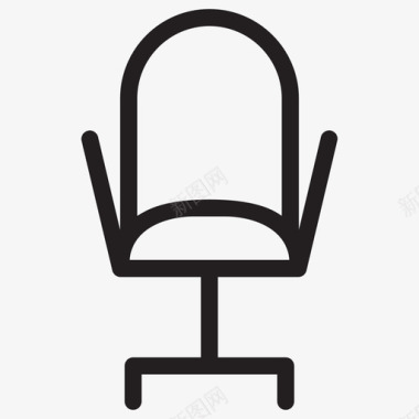 椅子搜索引擎优化和营销2浅圆形图标图标