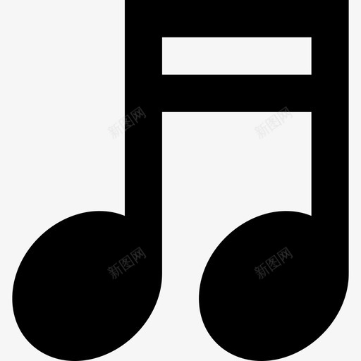 夸弗音乐音乐符号和注释图标svg_新图网 https://ixintu.com 夸弗 音乐 音乐符号和注释