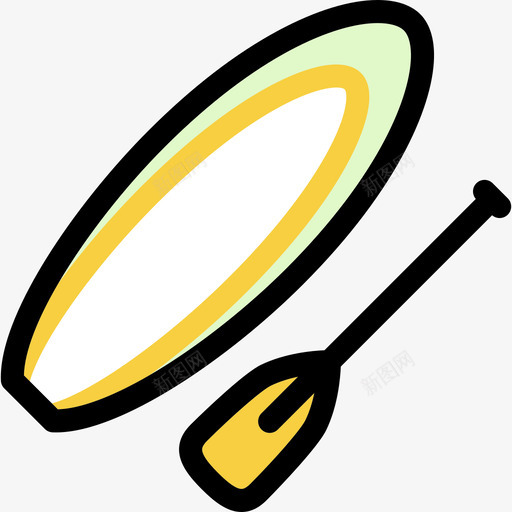 站立式桨板运动运动元素图标svg_新图网 https://ixintu.com 站立式桨板 运动 运动元素