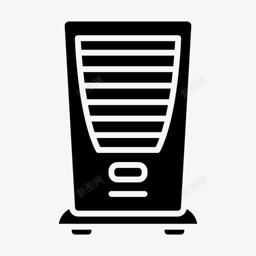 蒸发冷却器设备家用图标svg_新图网 https://ixintu.com 家用 家用设备和设备标志 蒸发冷却器 设备