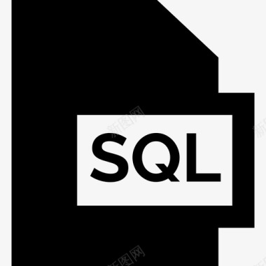 Sql文件格式集合已填充图标图标