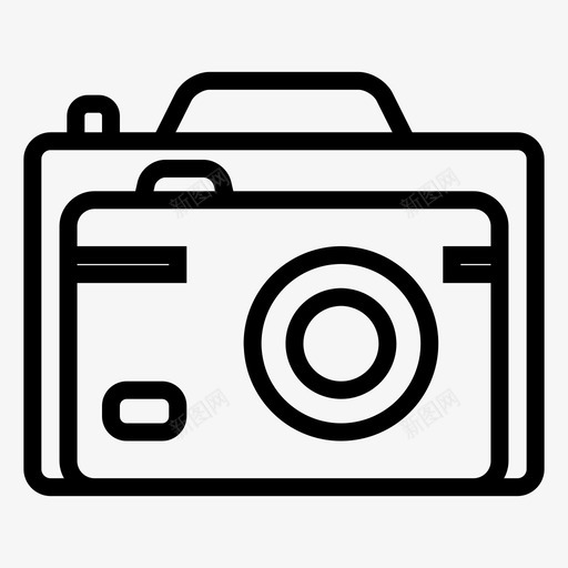照相机设备照片图标svg_新图网 https://ixintu.com 摄影 照片 照相机 设备