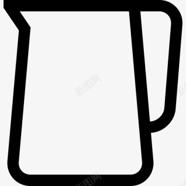 牛奶咖啡店6直系图标图标