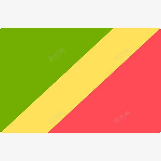 刚果共和国国际旗帜长方形图标svg_新图网 https://ixintu.com 刚果共和国 国际旗帜 长方形