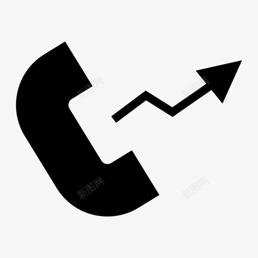 联系人应答呼叫图标svg_新图网 https://ixintu.com ui字形 呼叫 应答 收入 电话 硬件 联系人 设备