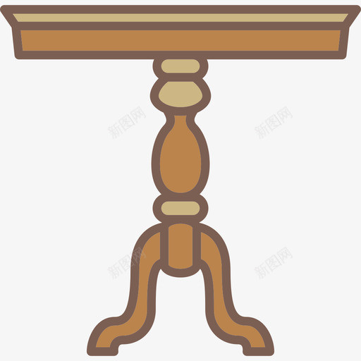 桌子家具和装饰图标svg_新图网 https://ixintu.com 家具和装饰 桌子