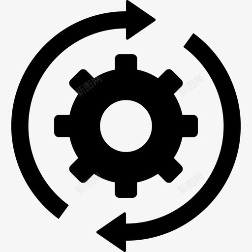 设置业务集成固态图标svg_新图网 https://ixintu.com 业务集成 固态 设置