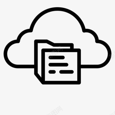 云概念文件夹界面图标图标