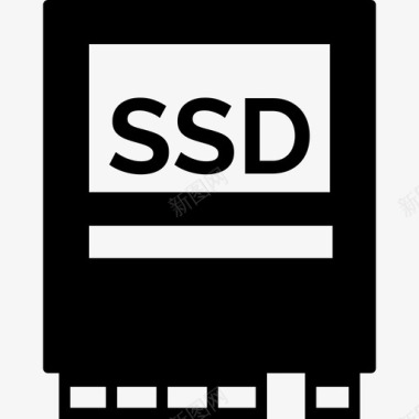Ssd卡计算机电子设备填充图标图标
