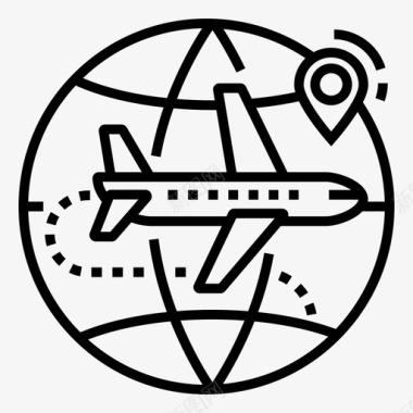 注册航空邮件航空邮件全球图标图标