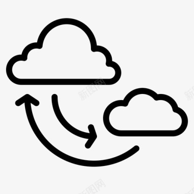 云概念界面标志图标图标