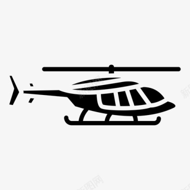 直升机运输运输雕文图标图标