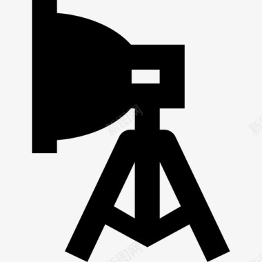 反射镜技术摄像机和摄像机图标图标