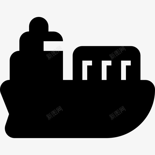 船舶运输填充工业元素图标svg_新图网 https://ixintu.com 填充工业元素 船舶 运输