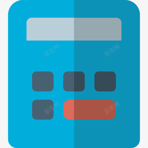 计算器科学研究5扁平图标svg_新图网 https://ixintu.com 扁平 科学研究5 计算器