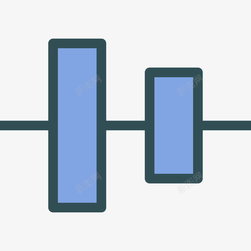 垂直对齐界面3线颜色图标svg_新图网 https://ixintu.com 垂直对齐 界面3 线颜色