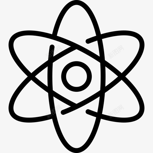 原子能生态线工艺直线图标svg_新图网 https://ixintu.com 原子能 生态线工艺 直线