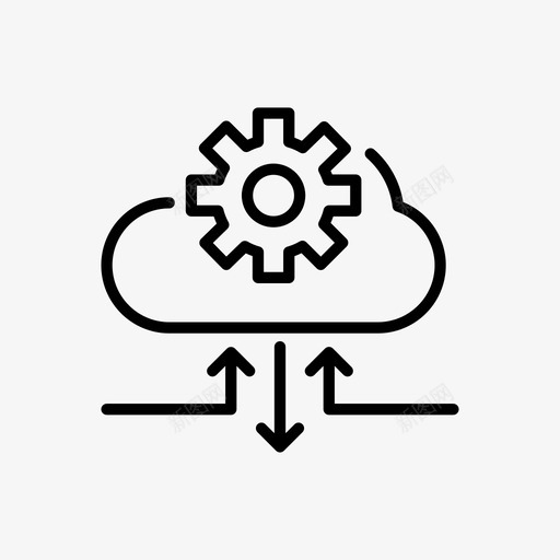 云计算云设备云存储图标svg_新图网 https://ixintu.com 云存储 云计算 云设备 设置