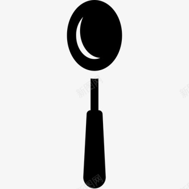 勺子厨房雕文图标图标