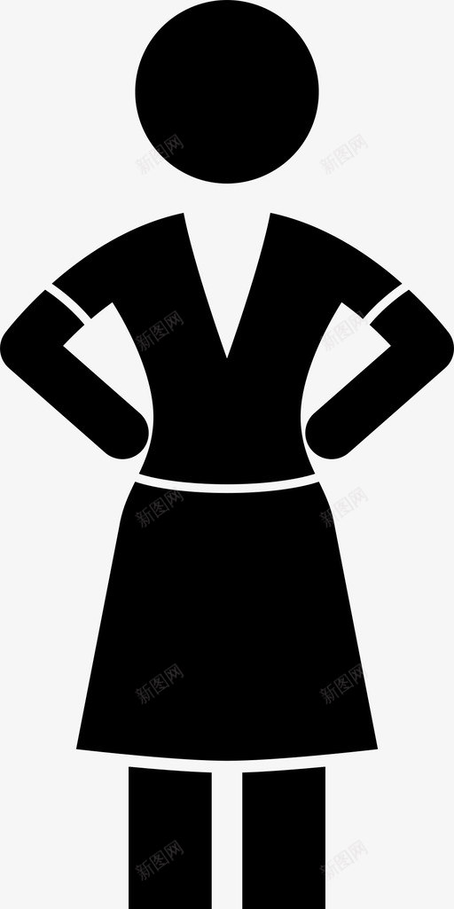 2000年时尚女衬衫服装图标svg_新图网 https://ixintu.com 2000年时尚 女衬衫 女装 服装