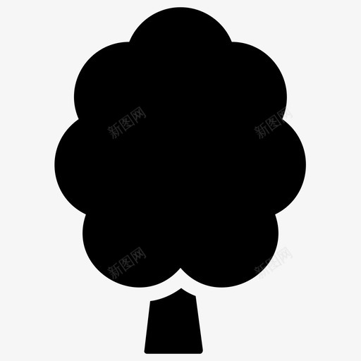 美国榆树农业装饰树图标svg_新图网 https://ixintu.com 农业 林业 树木字形图标集 森林树 美国榆树 装饰树