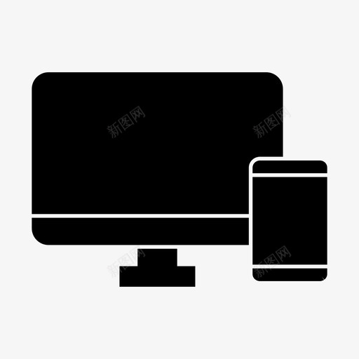 计算机设备mac图标svg_新图网 https://ixintu.com mac pc ui字形 works 硬件 计算机 设备